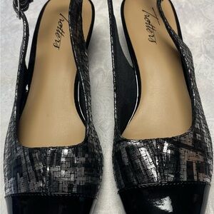 Trotters Black Heels